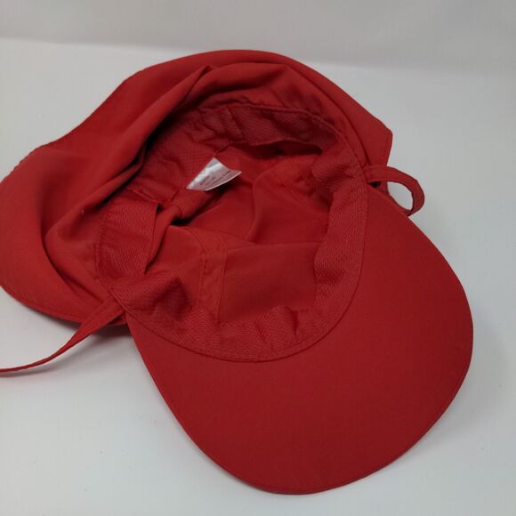 Sun-Skinz UV Protection Kids Trapper Hat Red 1-6 Years Embroidered Ear Flaps - Picture 6 of 9